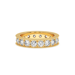 10CTW EACH ROUND ETERNITY BAND
