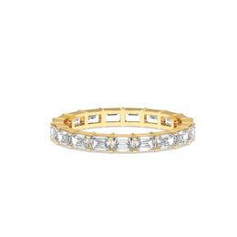 3CTW EMERALD ETERNITY BAND