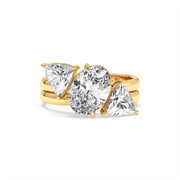 5 ctw Oval-Pear Labgrown Diamond Ring