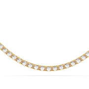 20CTW ROUND STRAIGHT LINE TENNIS NECKLACE