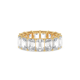 1CT EACH EMERALD ETERNITY BAND