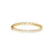 7 ctw Pear Labgrown Diamond Tennis Bracelet
