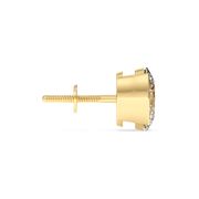 OVAL BEZEL STUDS