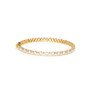 5 ctw Pear Labgrown Diamond Bezel Tennis Bracelet