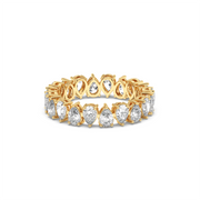 4CTW PEAR ETERNITY BAND