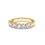 2.5CTW HALF ROUND ETERNITY BAND