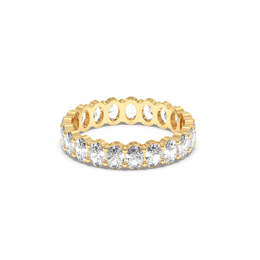 3CTW OVAL ETERNITY BAND
