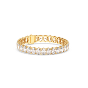 Solitaire Oval Labgrown Diamond Tennis Bracelet