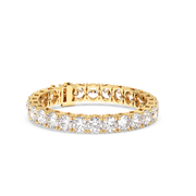 Solitaire Round Labgrown Diamond Tennis Bracelet