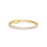 5 ctw Pear Labgrown Diamond Bezel Tennis Bracelet