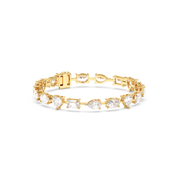 3 ctw Fancy Shapes Mix Labgrown Diamond Bracelet